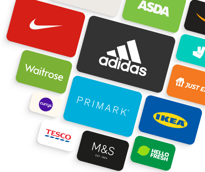 Giftcloud giftcard catalogue